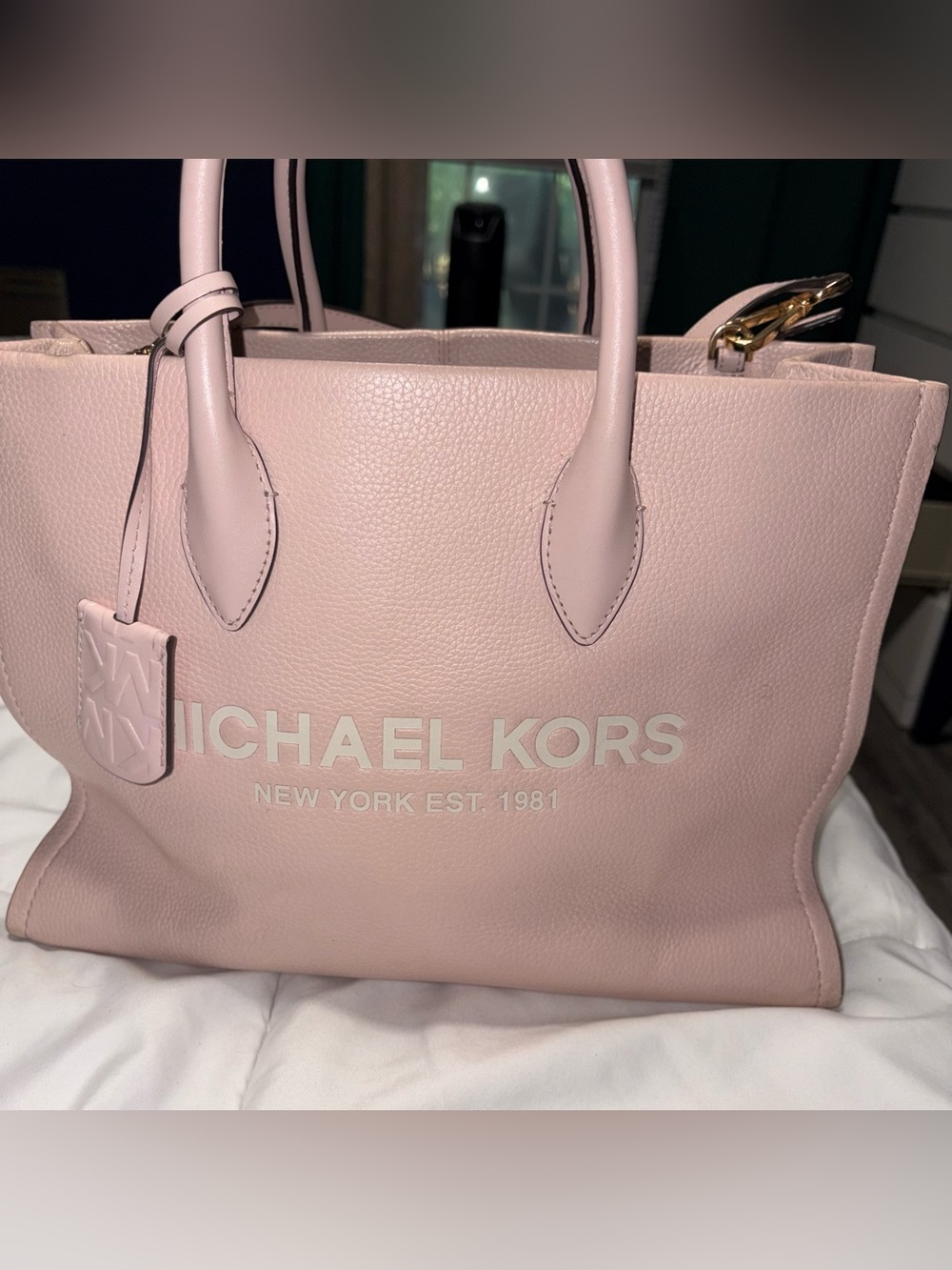 Michael Kors Mirella medium leather tote crossbody and wallet Pink - Picture 6 of 13